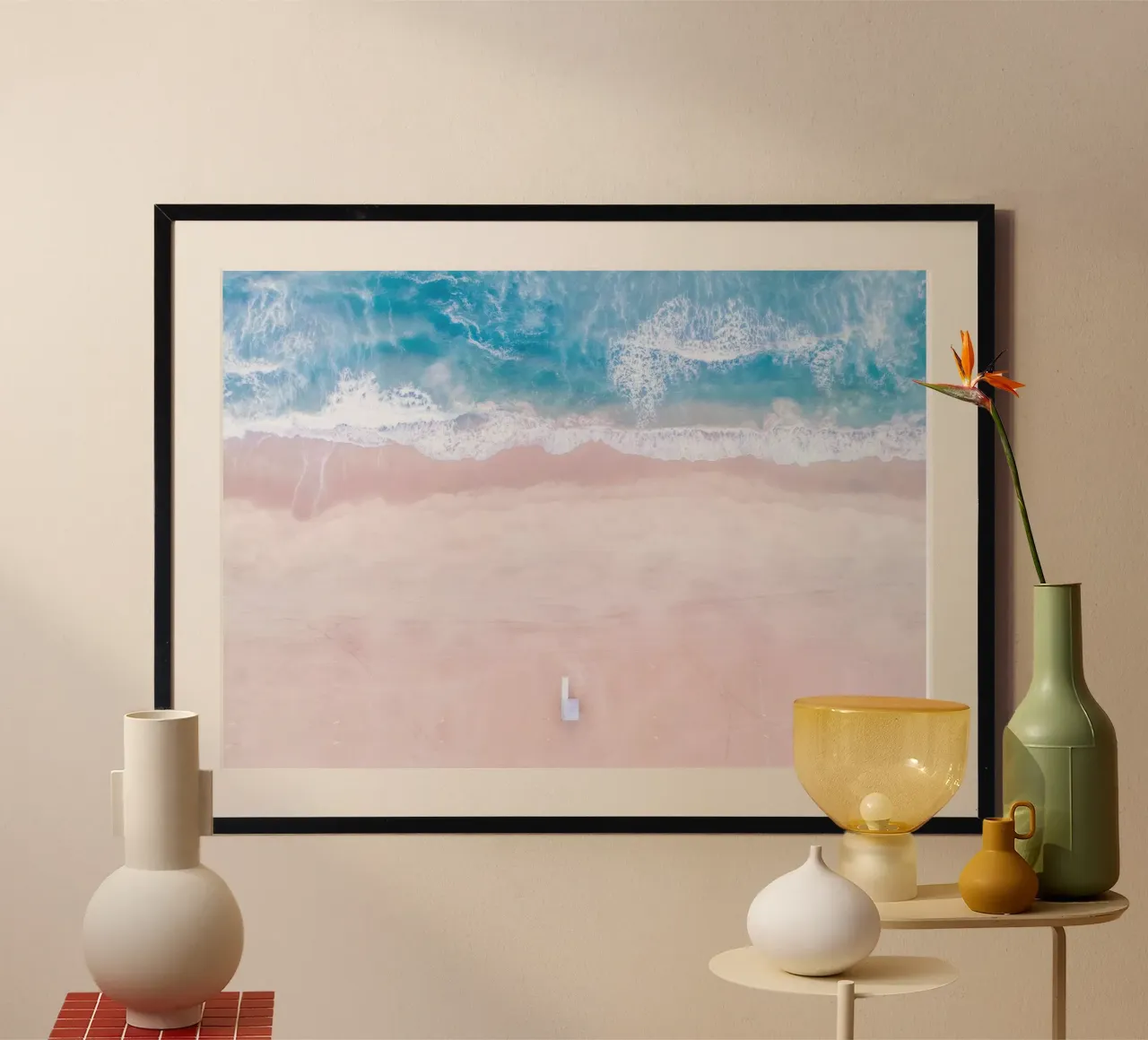 Richard Podgurski - Spiaggia privata poster da Panait Ivascu
