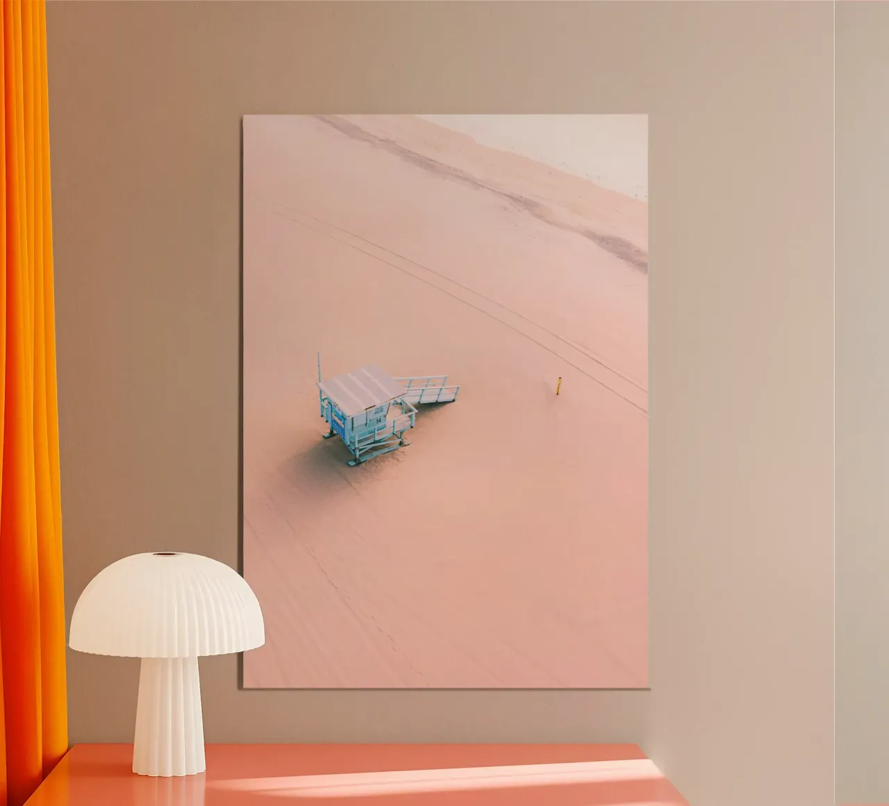 Richard Podgurski - Desert Beach poster da Panait Ivascu
