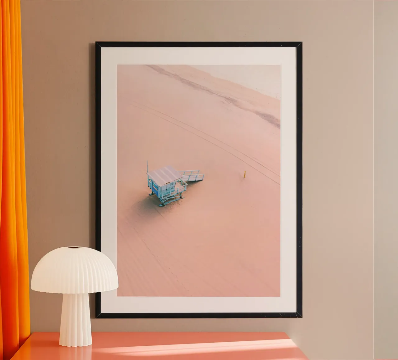 Richard Podgurski - Desert Beach poster da Panait Ivascu