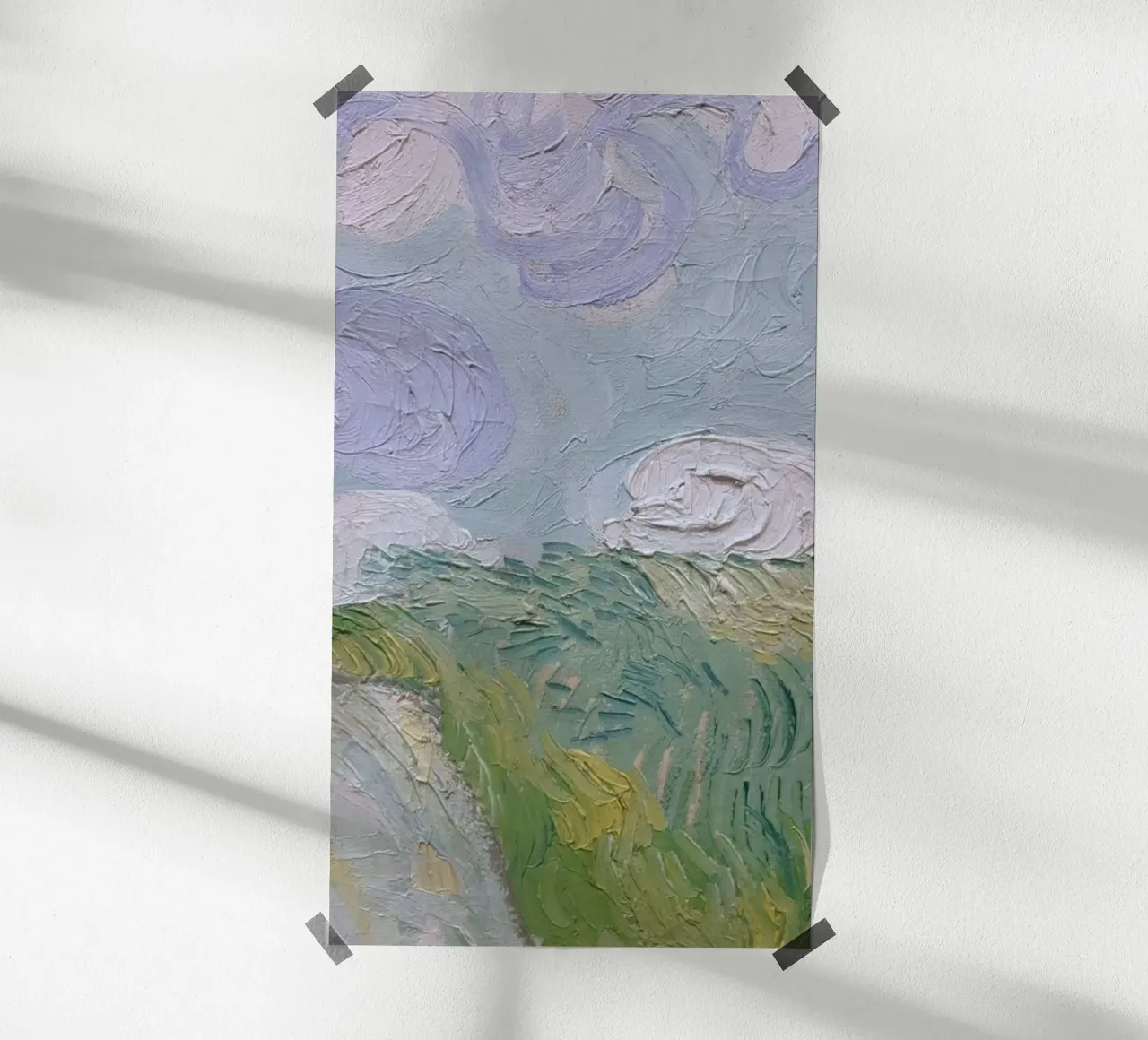 art nature colors poster con telaio in plastica da panada
