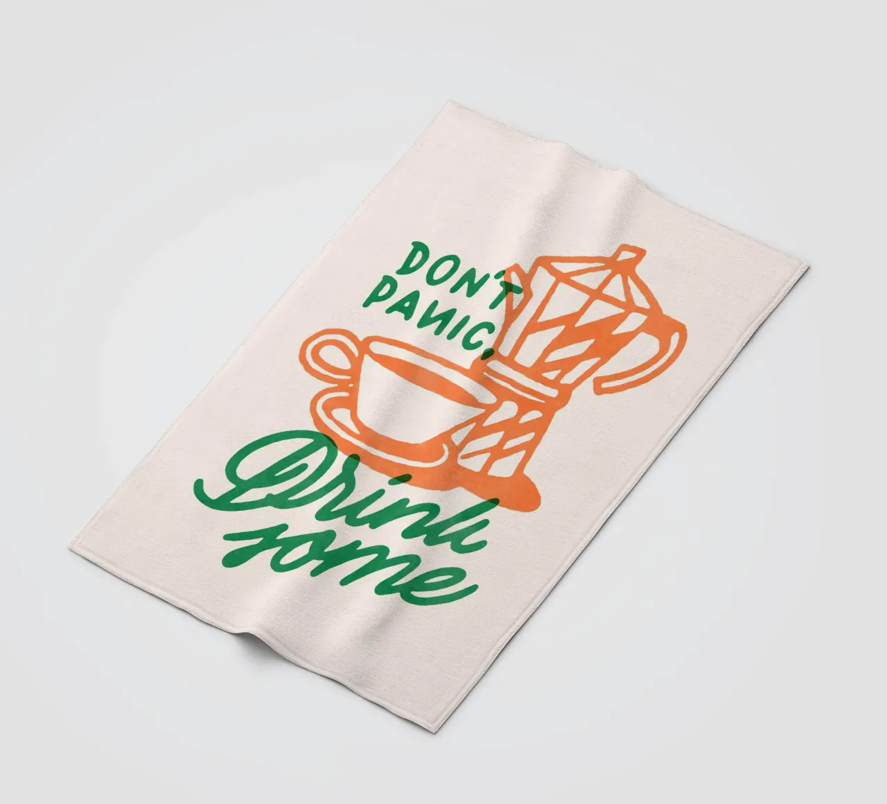 Don't Panik, Drink Some coperta in pile da illusthera