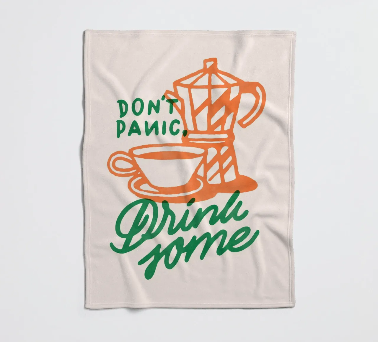 Don't Panik, Drink Some coperta in pile da illusthera