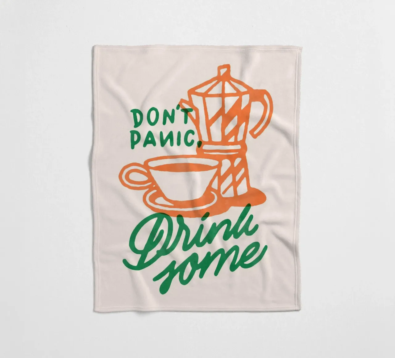 Don't Panik, Drink Some coperta in pile da illusthera