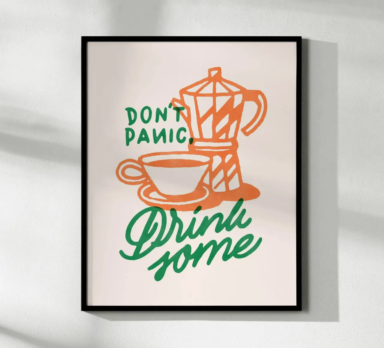 Don't Panik, Drink Some poster da illusthera