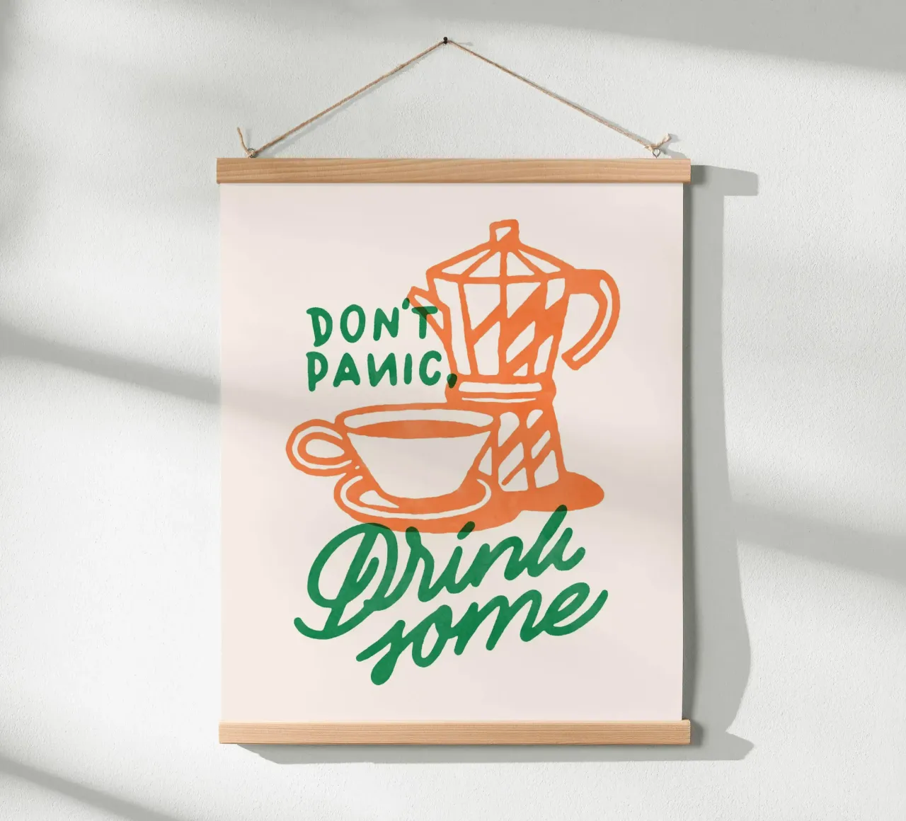 Don't Panik, Drink Some poster da illusthera