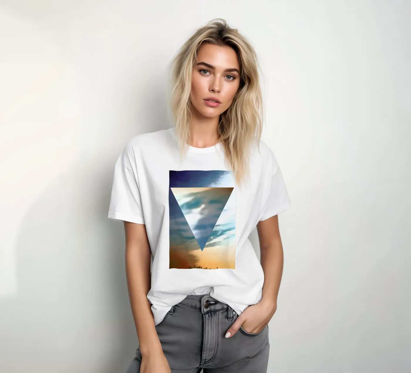 LA Triangle t-shirt da In Full Color