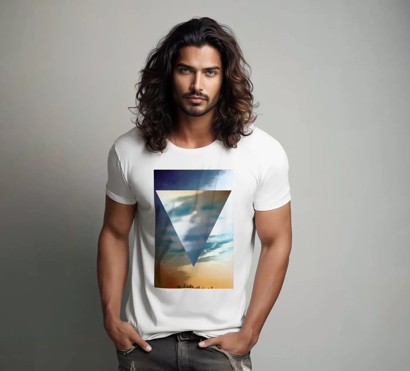 LA Triangle t-shirt da In Full Color