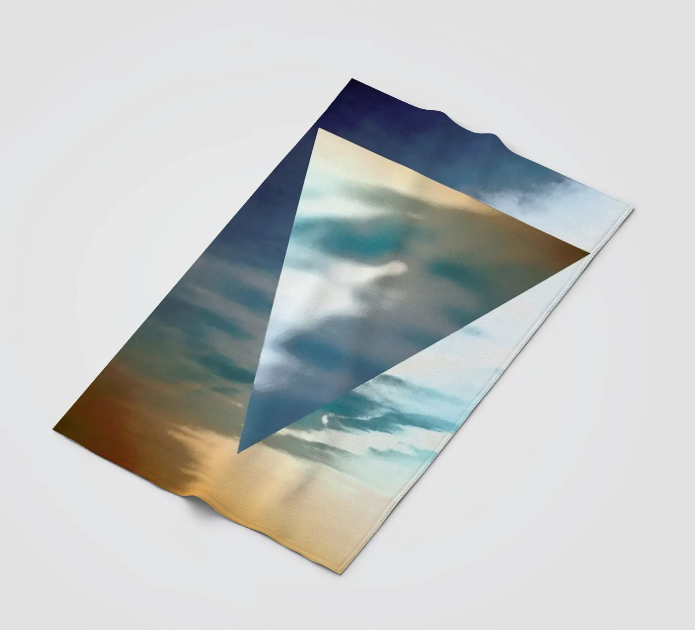 LA Triangle fleece blanket by In Full Color