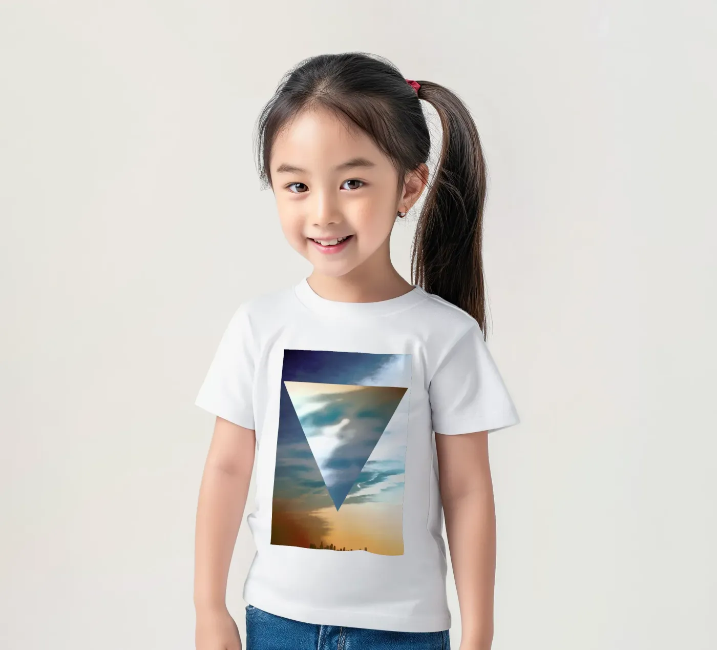 LA Triangle t-shirt bambini da In Full Color