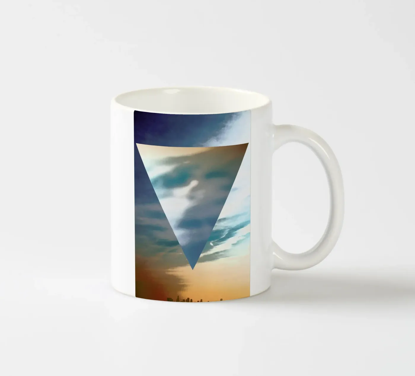 LA Triangle ceramic mug by In Full Color