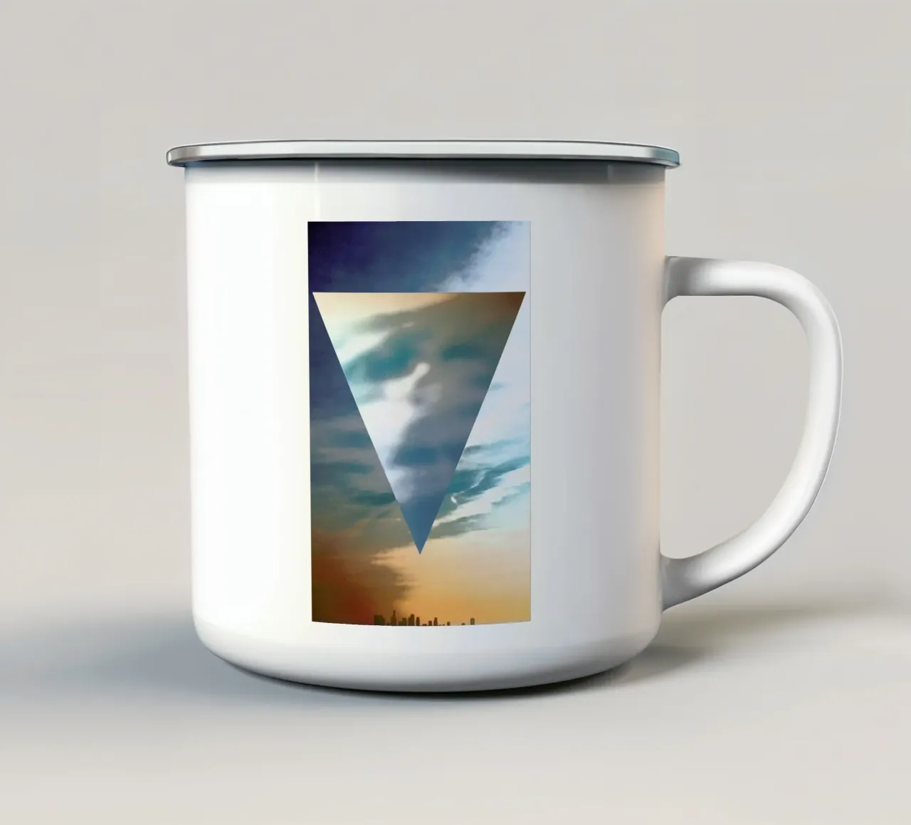LA Triangle tazza in smalto da In Full Color