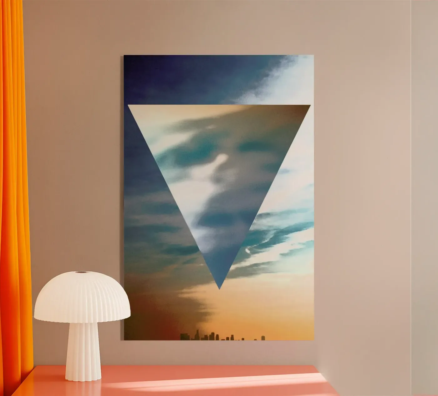 LA Triangle Acryl-Glas von In Full Color