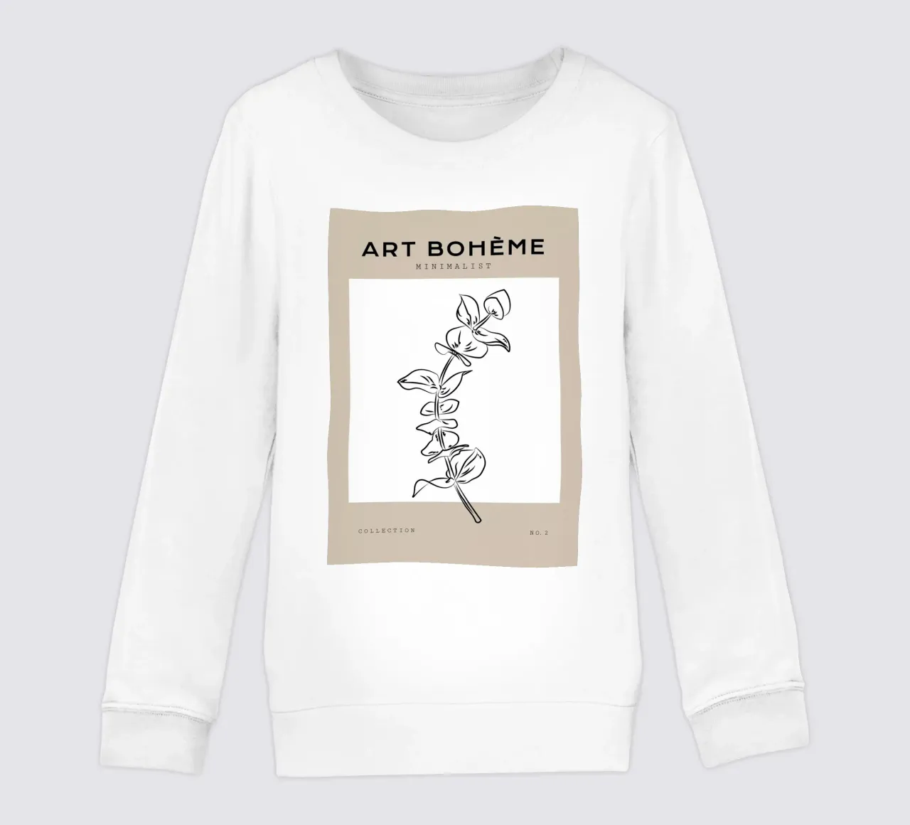 Boho Bohemian 8 Eucalyptus felpa bambino da Boho Print Collection