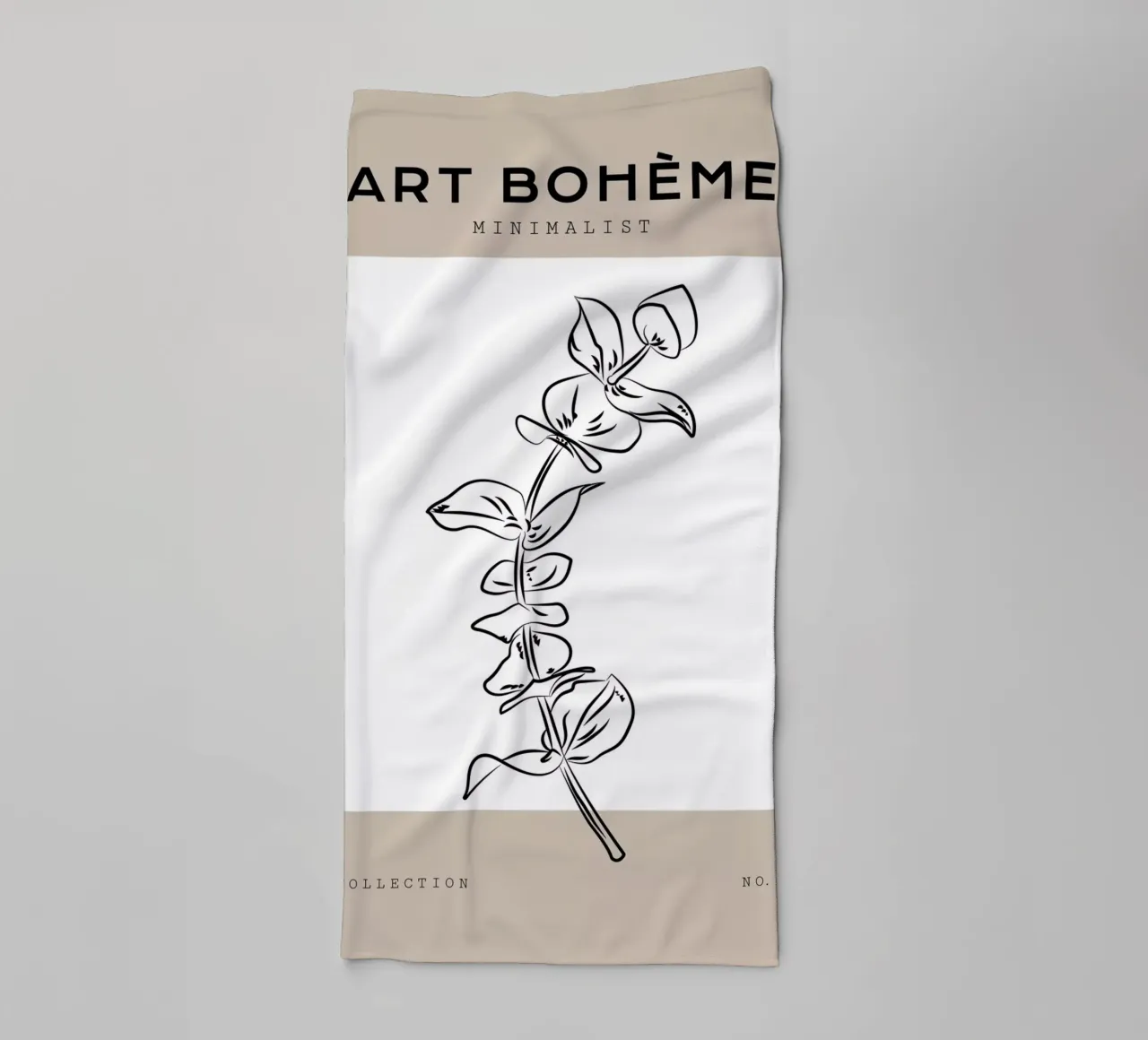 Boho Bohemian 8 Eucalyptus asciugamano da bagno da Boho Print Collection