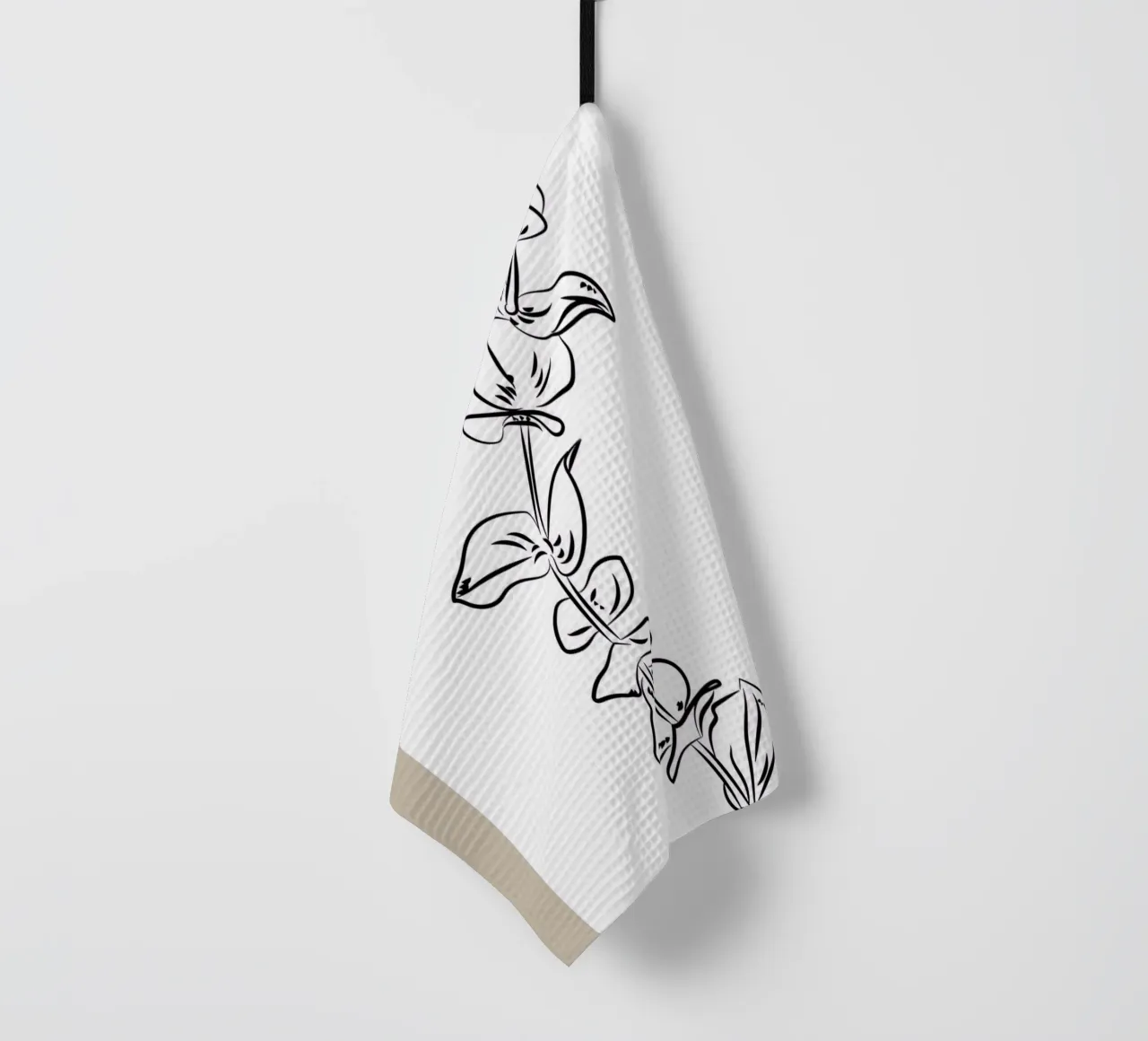 Boho Bohemian 8 Eucalyptus canovaccio da cucina da Boho Print Collection
