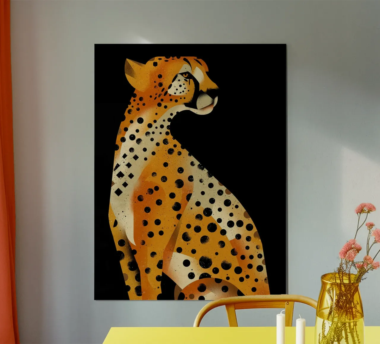 Ghepardo di Dieter Braun poster da David Jackson