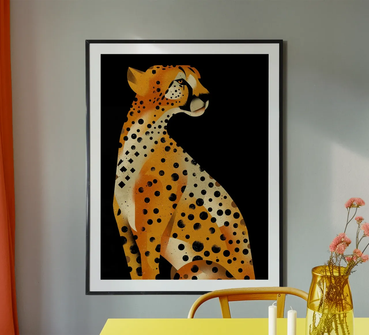 Ghepardo di Dieter Braun poster da David Jackson