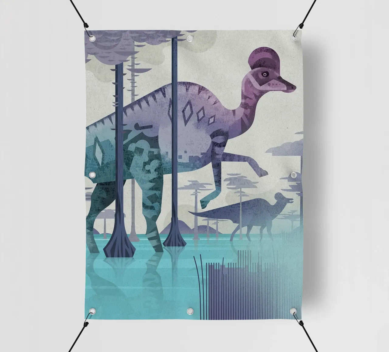 Corythosaurus telo in pvc da David Jackson