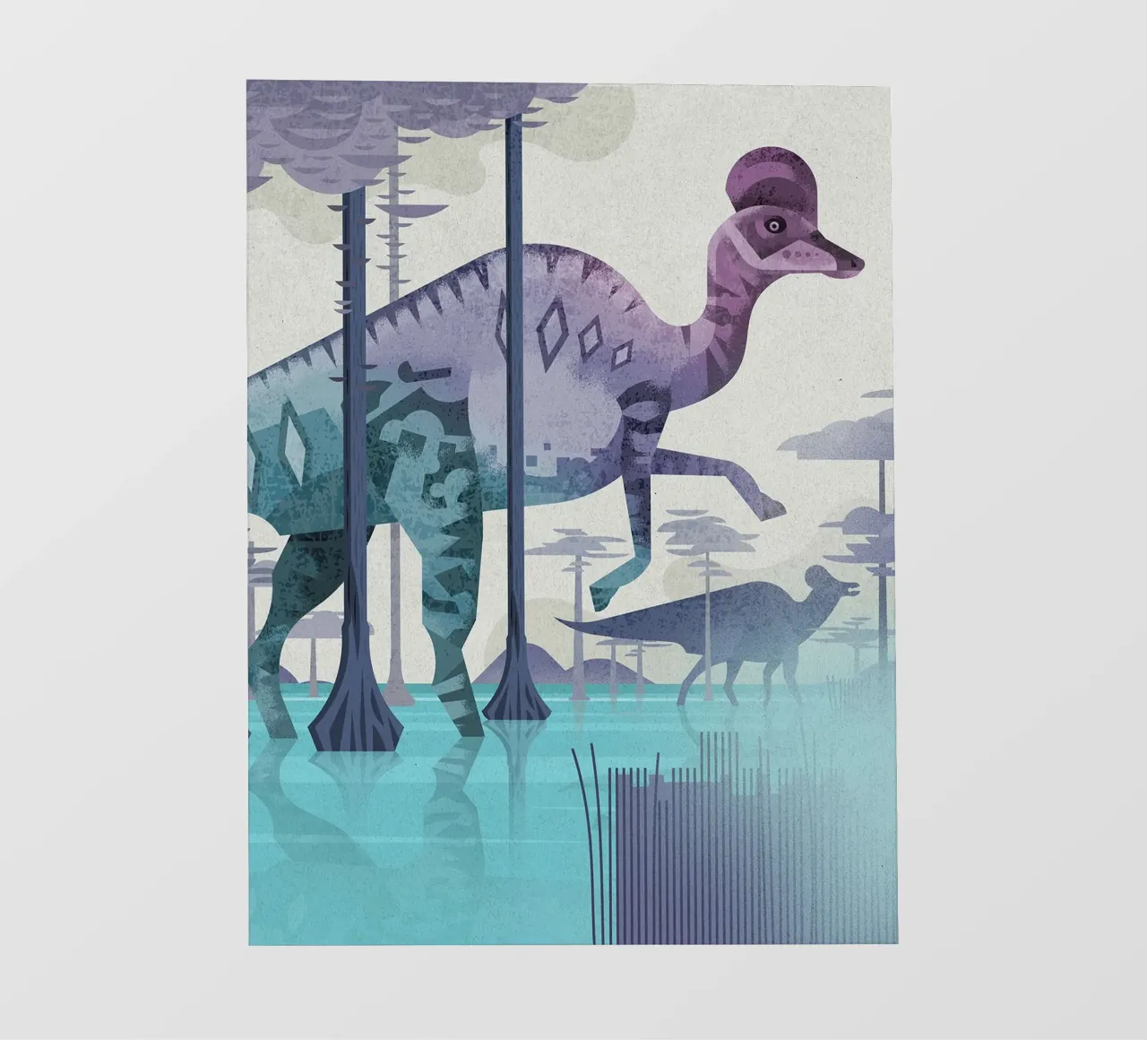 Corythosaurus telo in pvc da David Jackson