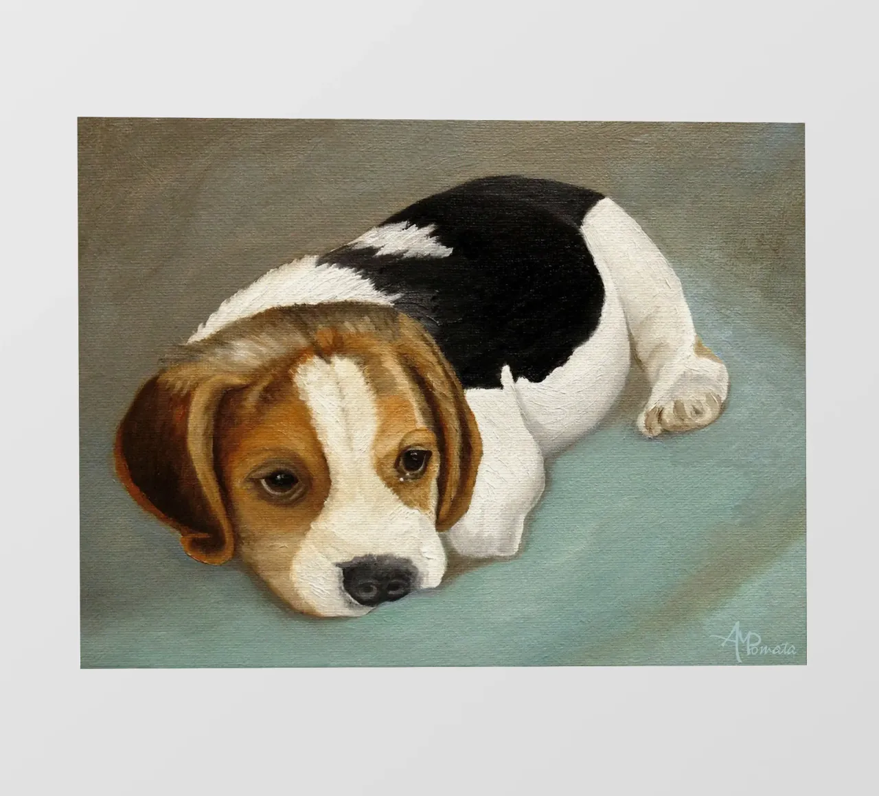 Beagle carino telo in pvc da David Jackson
