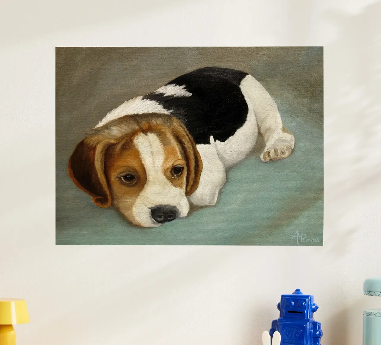 Beagle carino poster da David Jackson