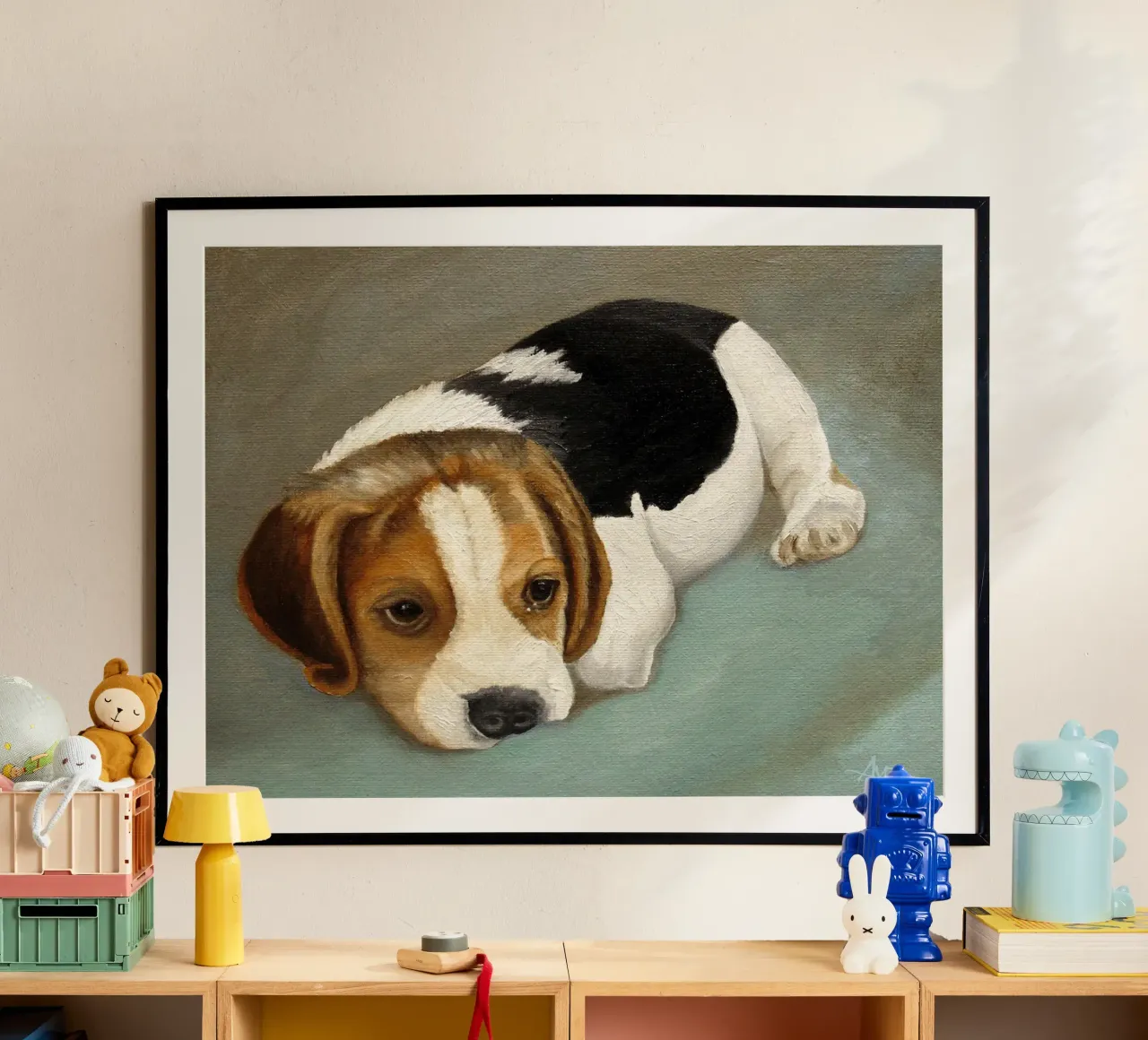 Beagle carino poster da David Jackson