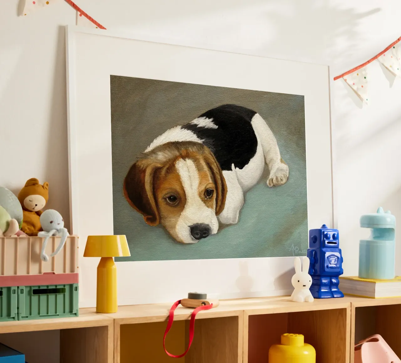 Beagle carino poster da David Jackson