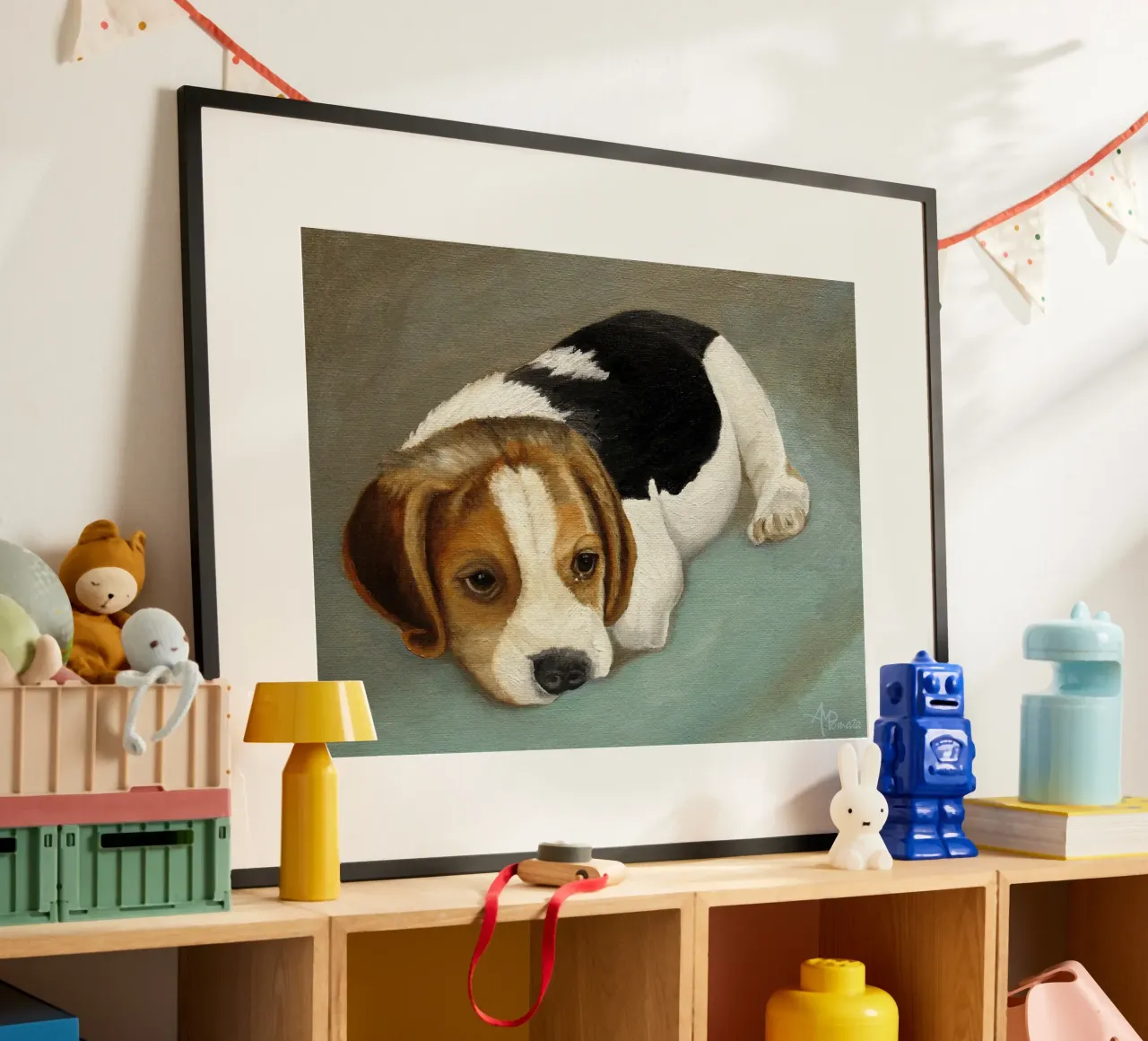 Beagle carino poster da David Jackson