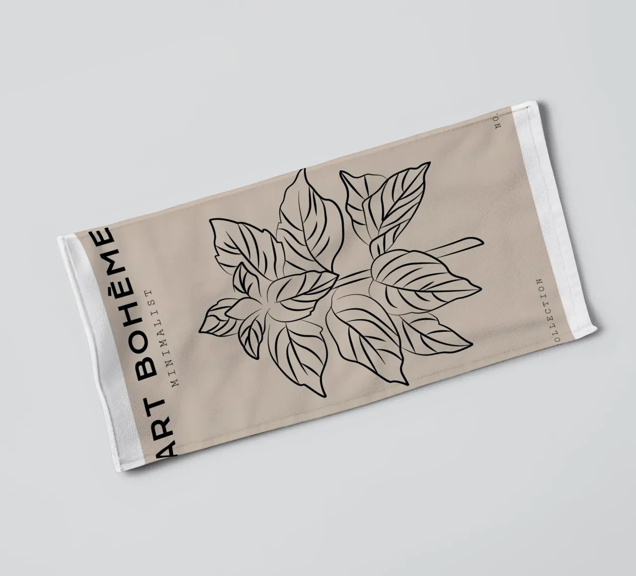 Boho Bohemian 8 Mint asciugamano da bagno da Boho Print Collection
