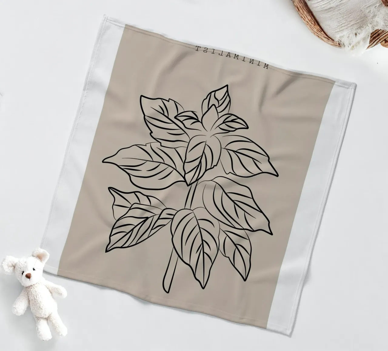 Boho Bohemian 8 Mint coperta in pile da Boho Print Collection