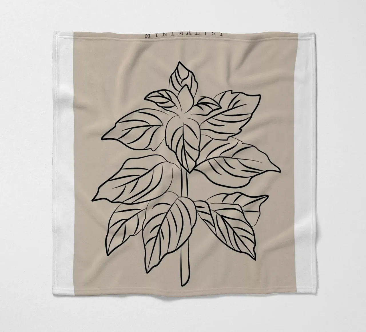 Boho Bohemian 8 Mint coperta in pile da Boho Print Collection