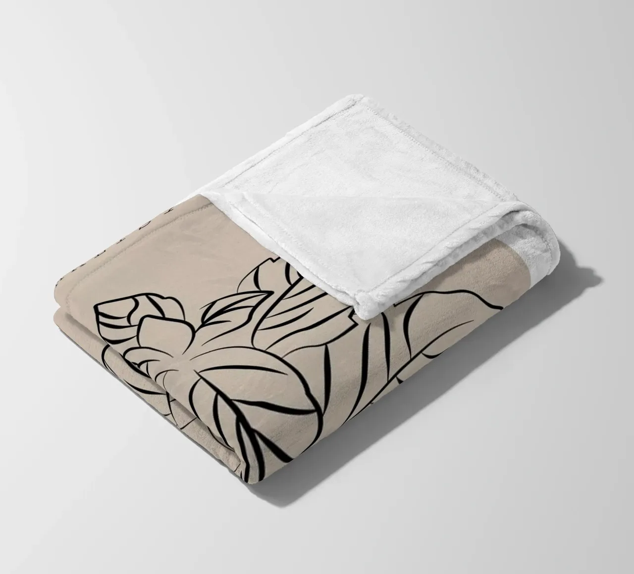 Boho Bohemian 8 Mint coperta in pile da Boho Print Collection
