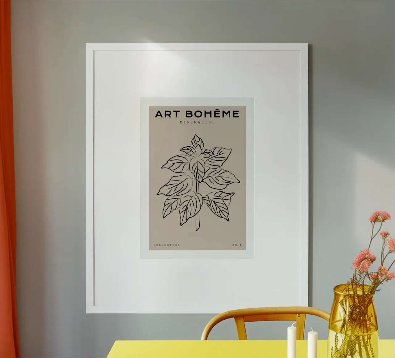 Boho Bohemian 8 Mint carta hahnemühle da Boho Print Collection
