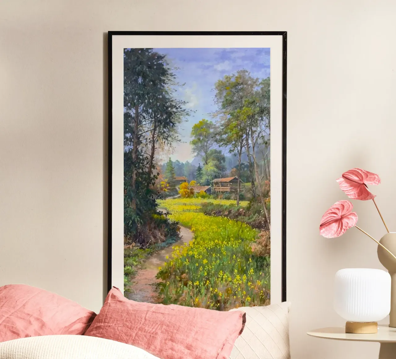 curve way full flower poster da sunity
