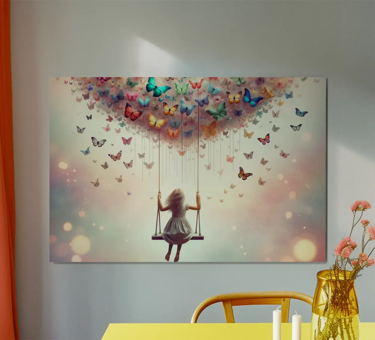 Volo di sogno su ali di farfalla poster da David Jackson