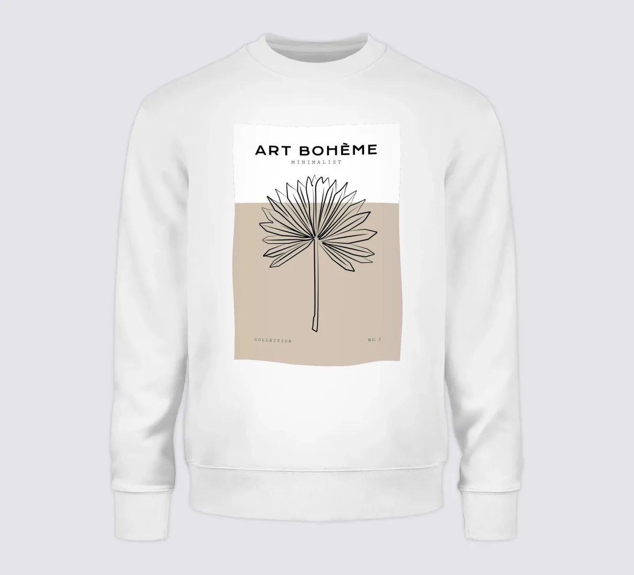 Boho Bohemian 8 Palm felpa da Boho Print Collection