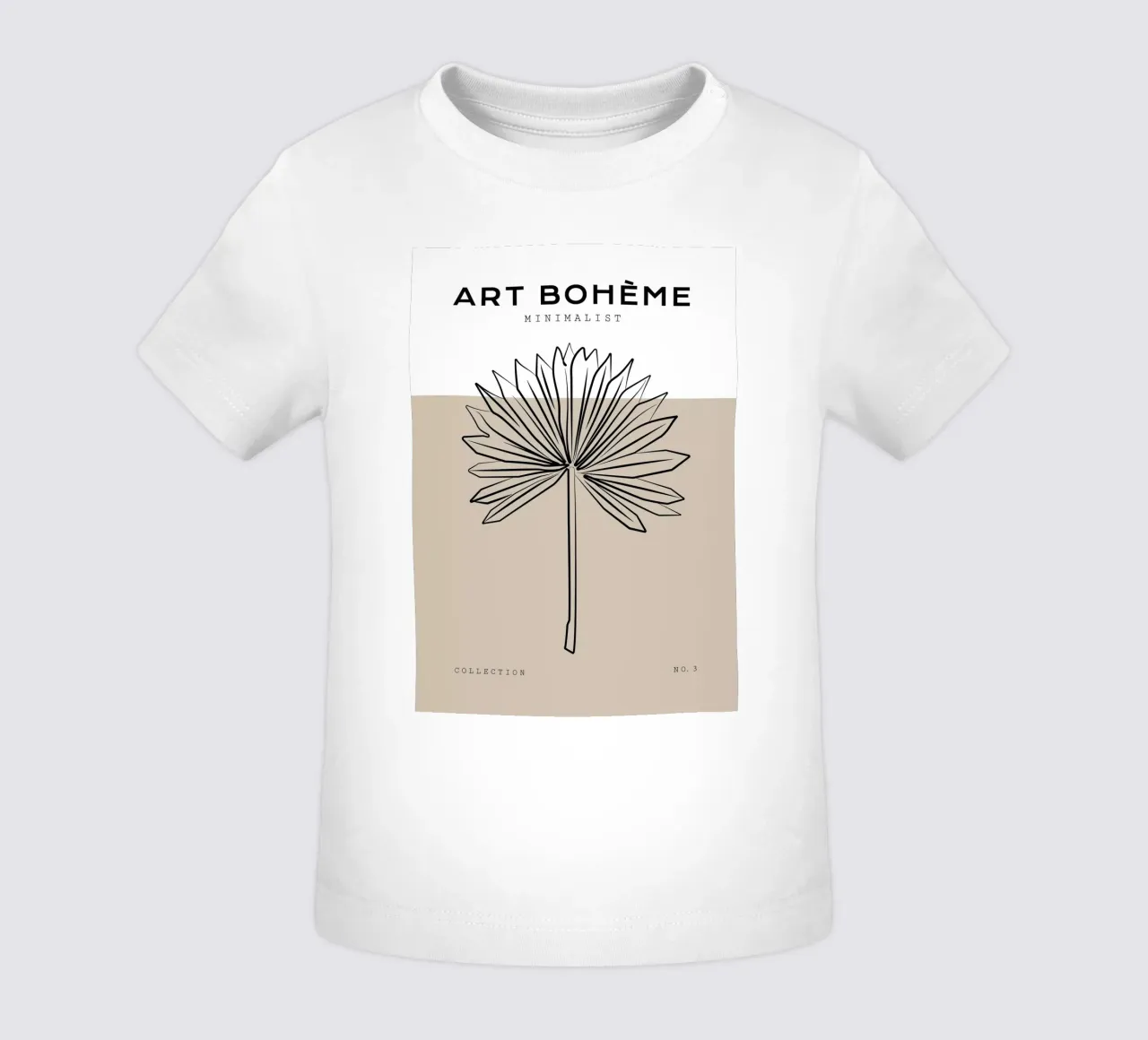 Boho Bohemian 8 Palm maglietta neonato da Boho Print Collection