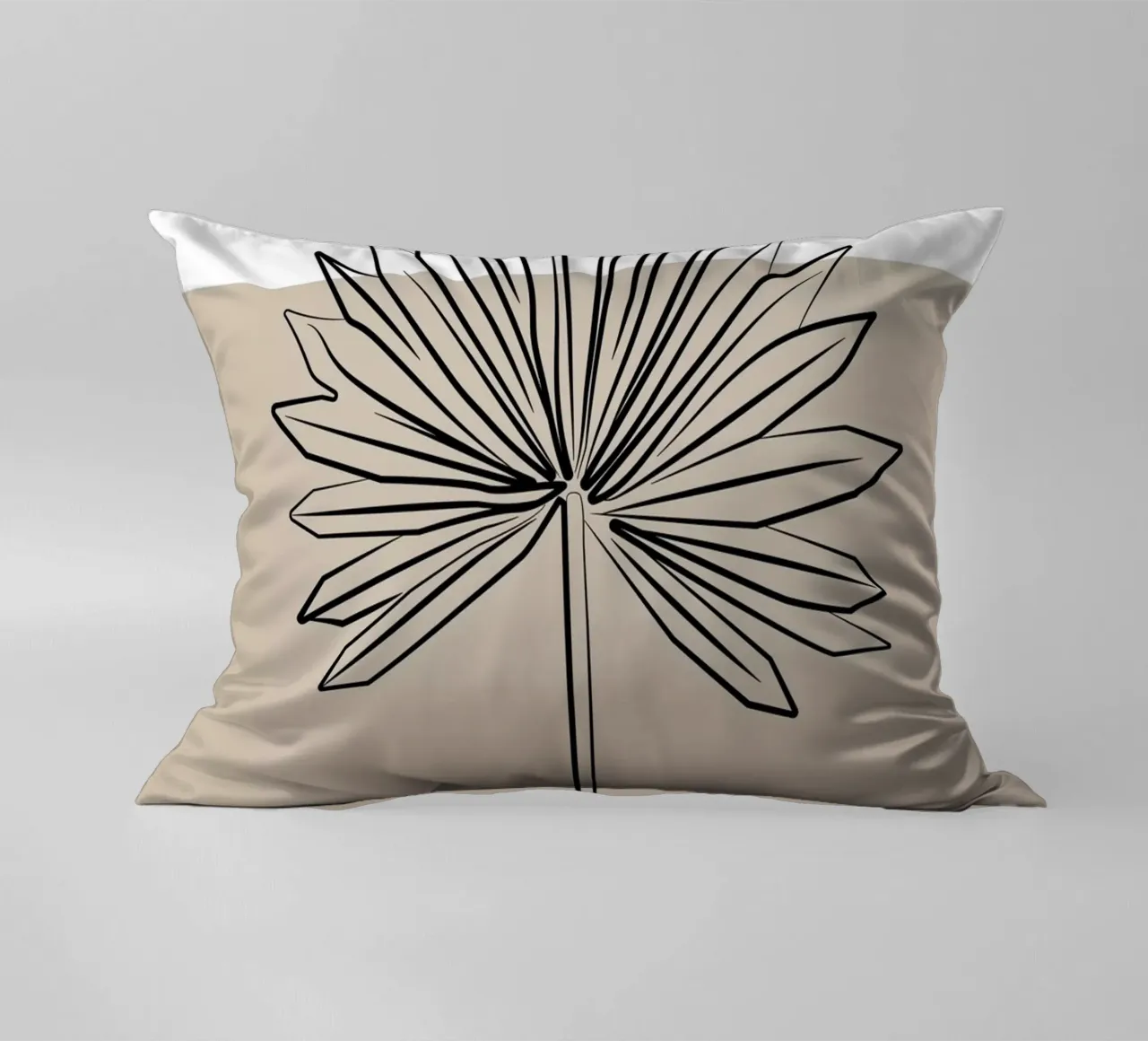 Boho Bohemian 8 Palm cuscino da Boho Print Collection