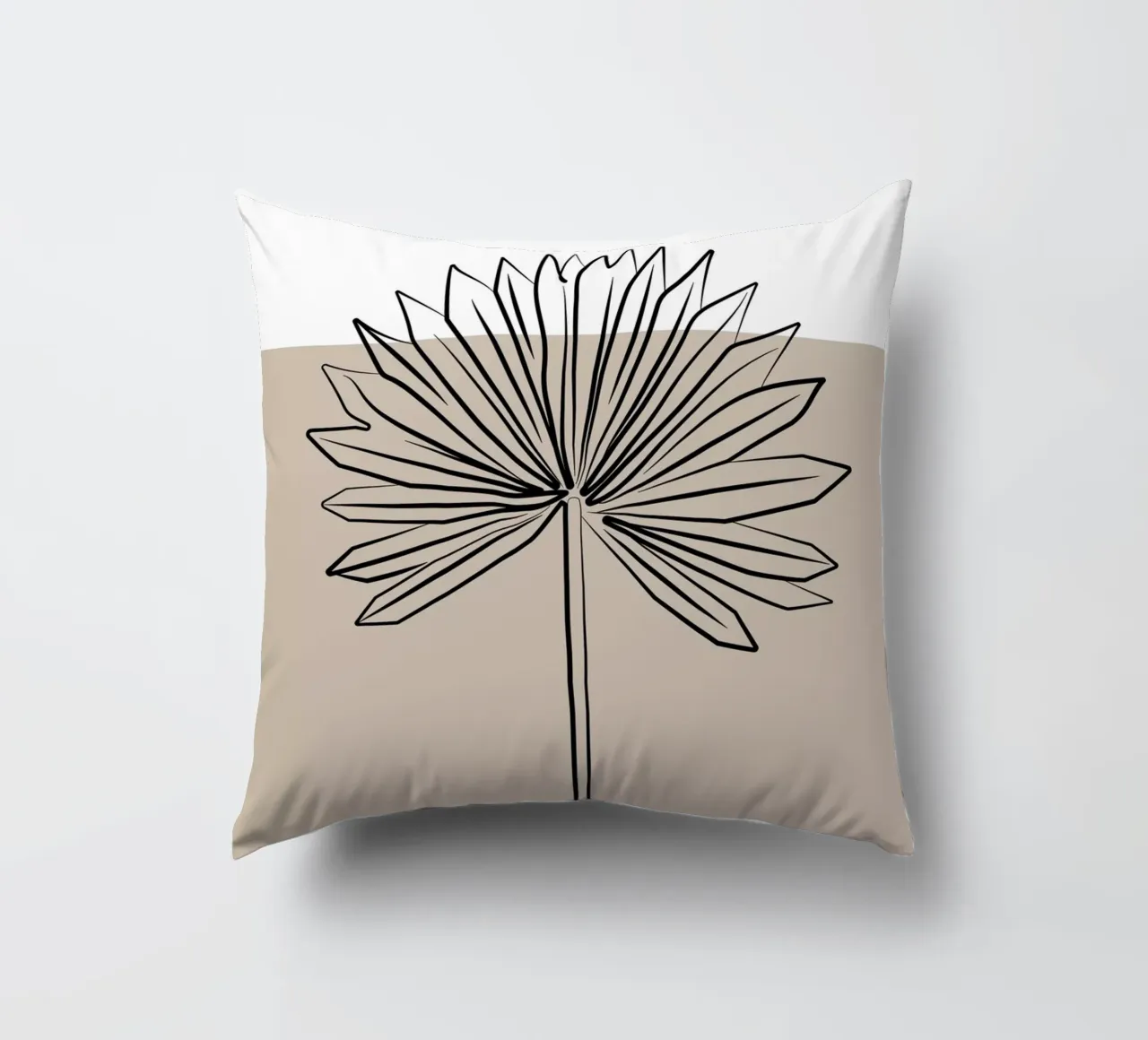 Boho Bohemian 8 Palm cuscino da Boho Print Collection