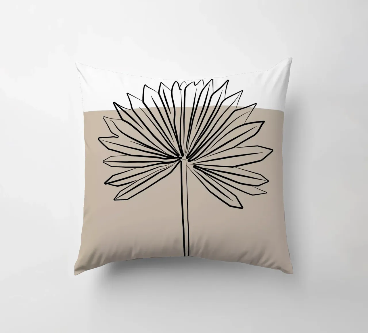 Boho Bohemian 8 Palm cuscino da Boho Print Collection