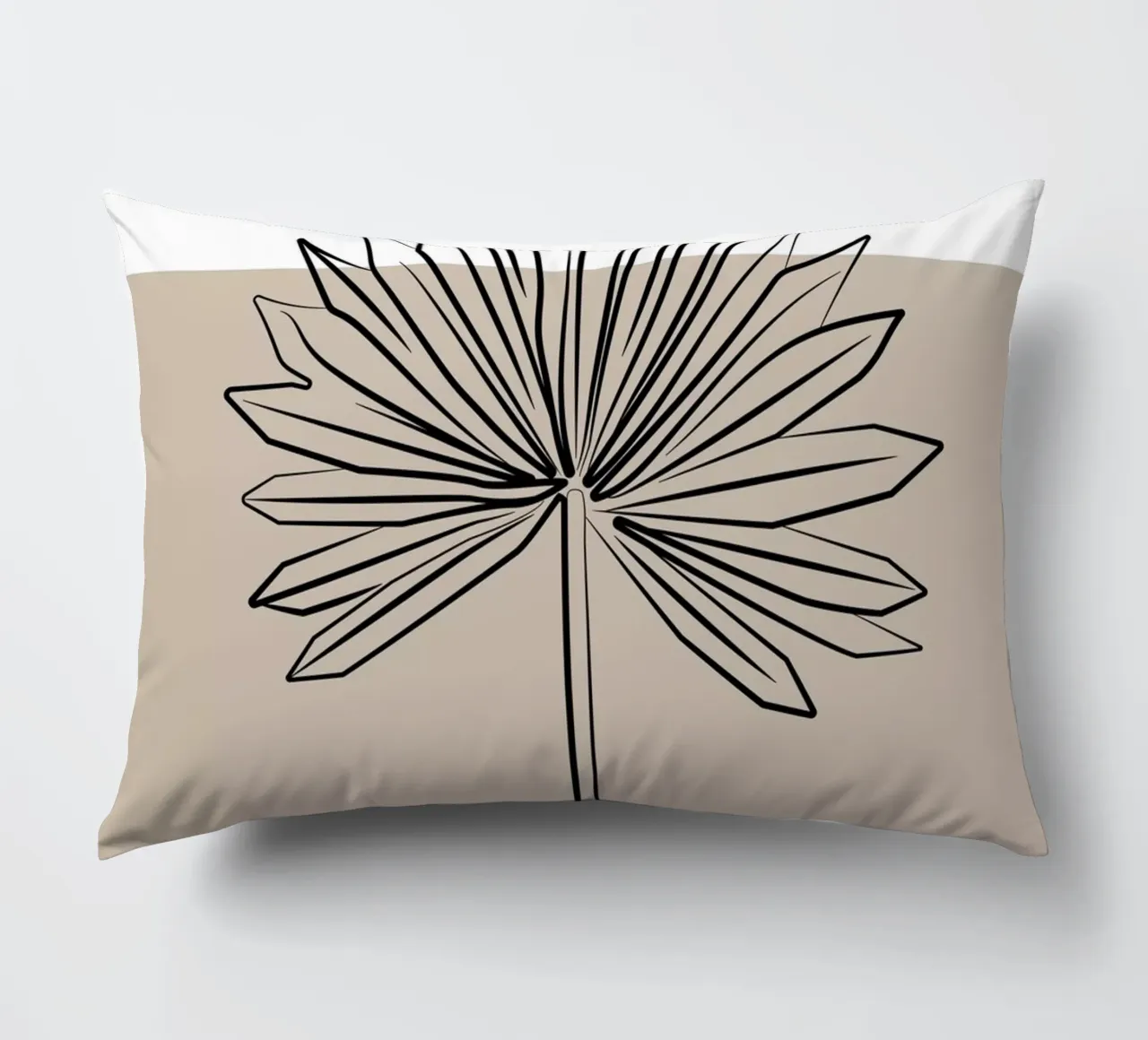 Boho Bohemian 8 Palm cuscino da Boho Print Collection