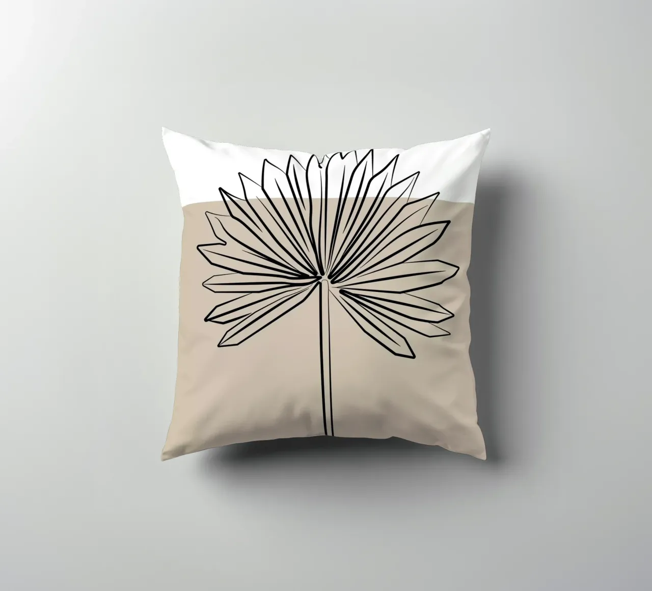 Boho Bohemian 8 Palm cuscino da Boho Print Collection