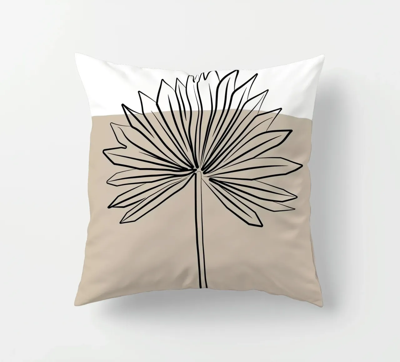 Boho Bohemian 8 Palm cuscino da Boho Print Collection