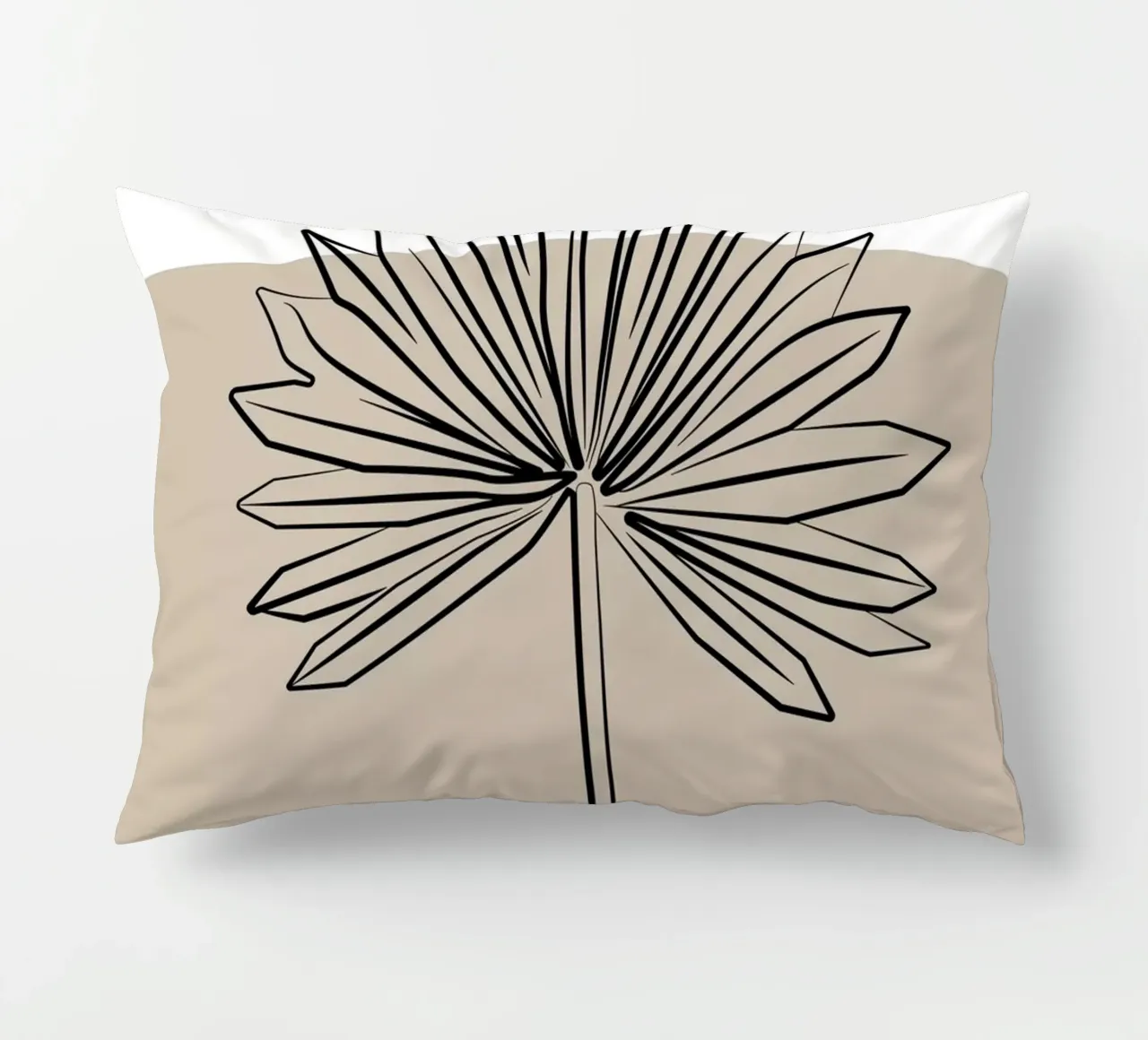 Boho Bohemian 8 Palm cuscino da Boho Print Collection