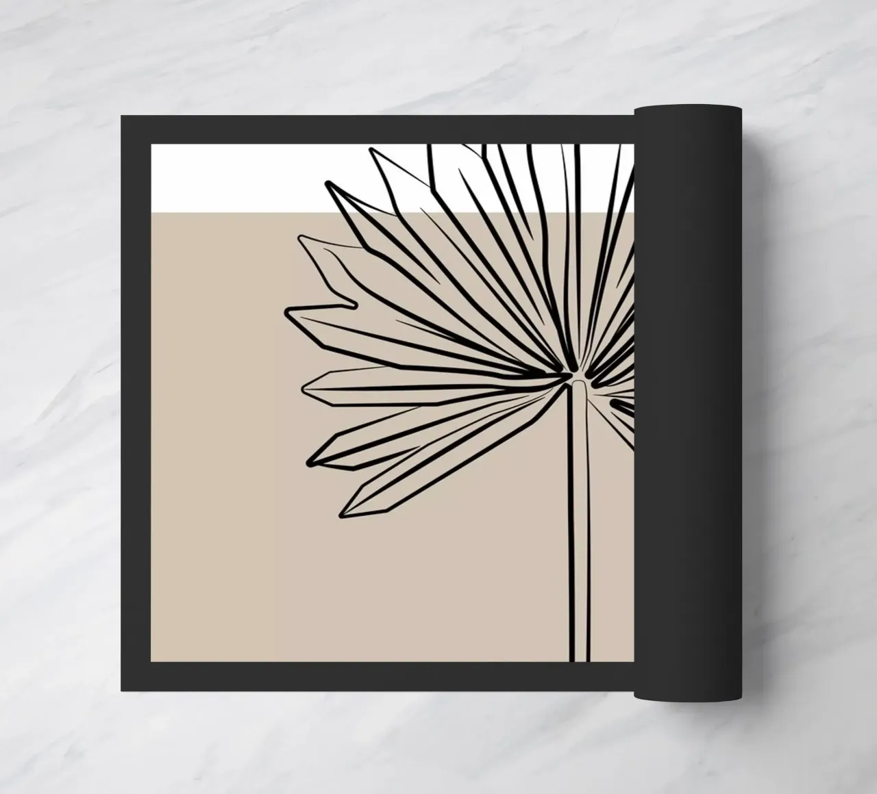 Boho Bohemian 8 Palm zerbino da Boho Print Collection