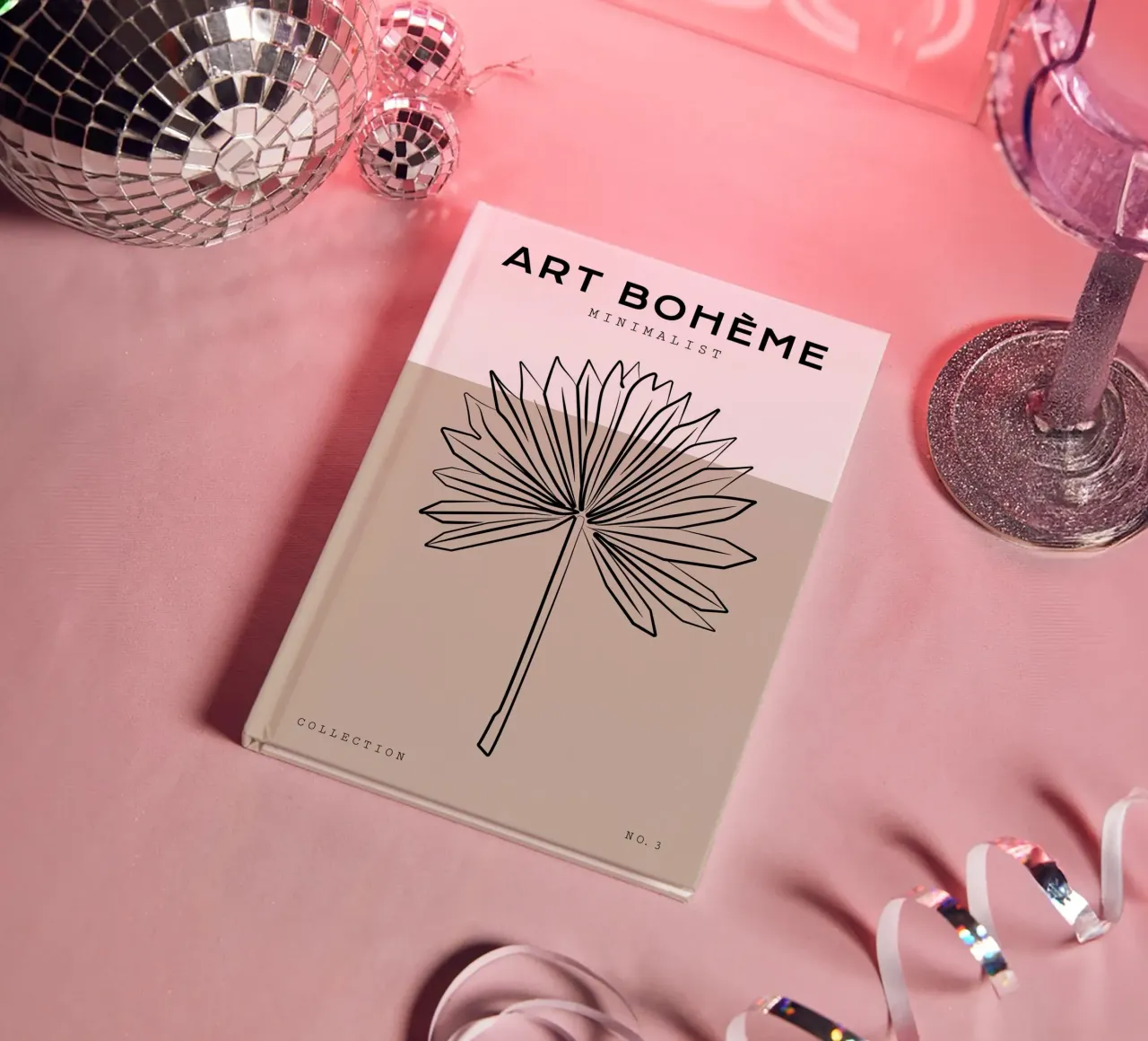 Boho Bohemian 8 Palm notebook by Boho Print Collection