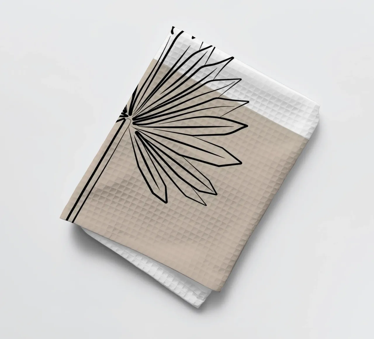 Boho Bohemian 8 Palm canovaccio da cucina da Boho Print Collection