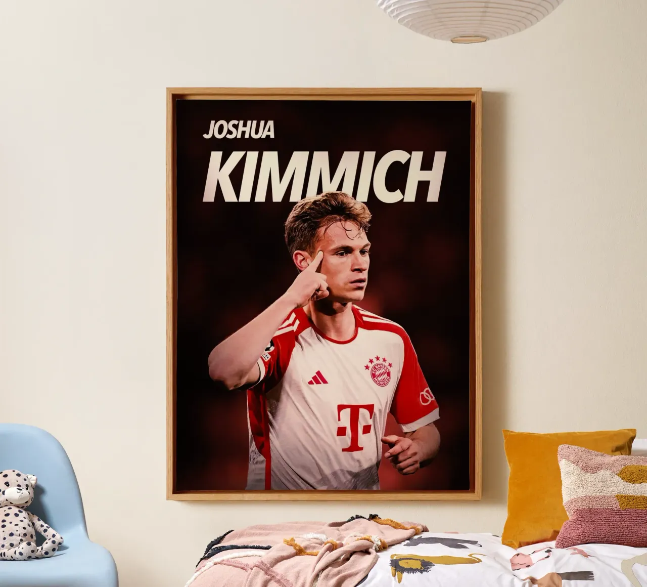 Joshua Kimmich canvas with Floater frame by Dumery Art