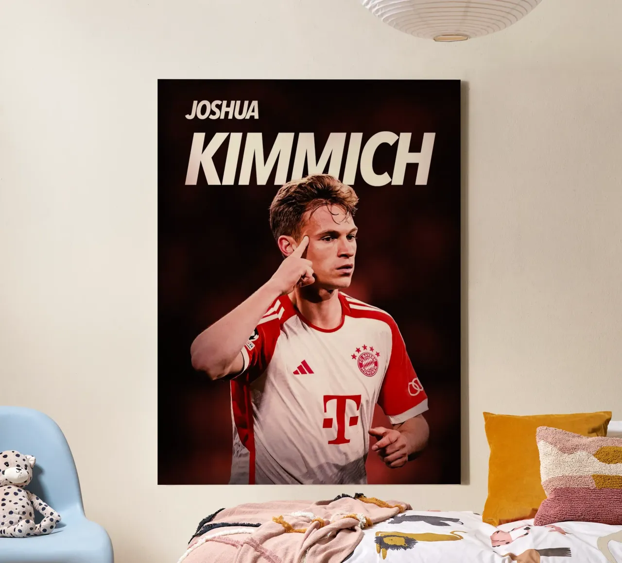 Joshua Kimmich canvas with Floater frame by Dumery Art