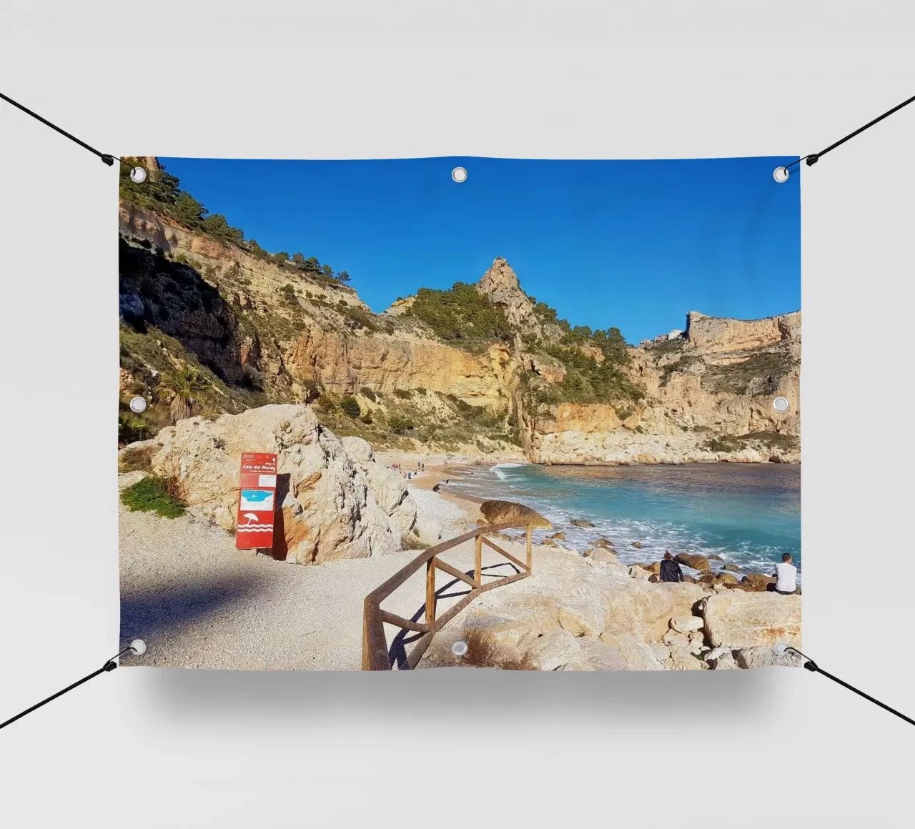 Cala del Moraig telo in pvc da dava